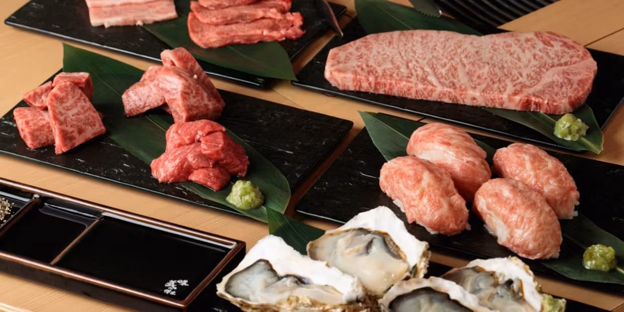 プレミアム和牛の店 味蔵の杜 【極み】松阪牛 / 神戸＆近江牛ステーキ / 近江牛炙りすし 全12品