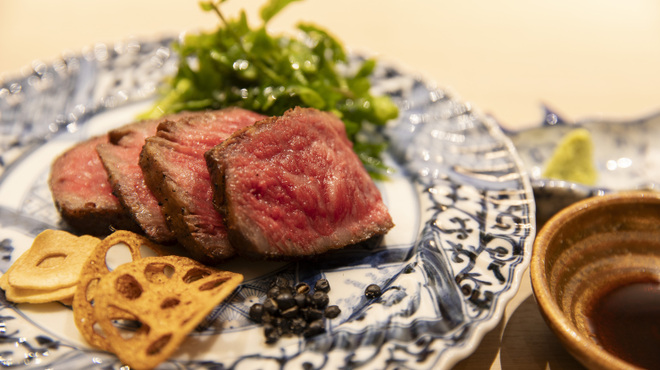 東京 レストランチケット | 肉懐石 凜然 StayGift特別凜然コース グラスシャンパン付き